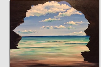 Paint Nite: Paradise Cave (Ages 13+)